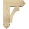 Ekena Millwork Westlake Arts and Crafts Rough Sawn Bracket w/ Offset Brace, Douglas Fir, 6"W x 14"D x 18"H BKT0604X14X18WTL03RDF - alternate 4